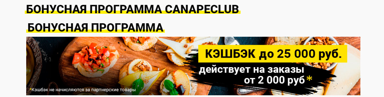 Программа Лояльности Канапе Клаб